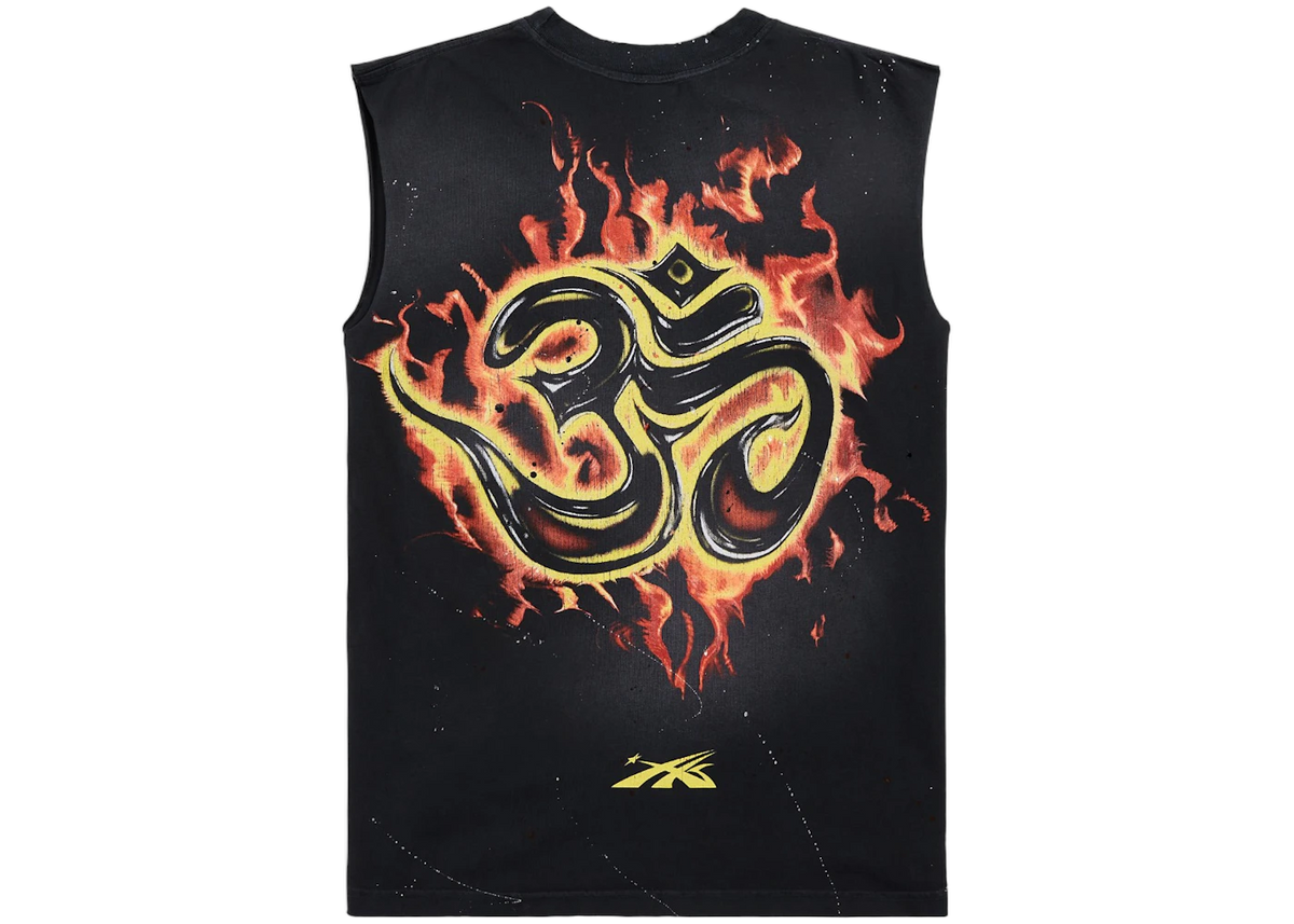 Hellstar Inner Peace Skeleton Sleeveless T-shirt Black