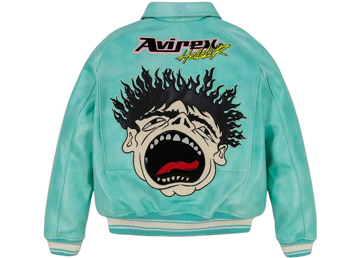 Hellstar x Avirex Jacket Turquoise
