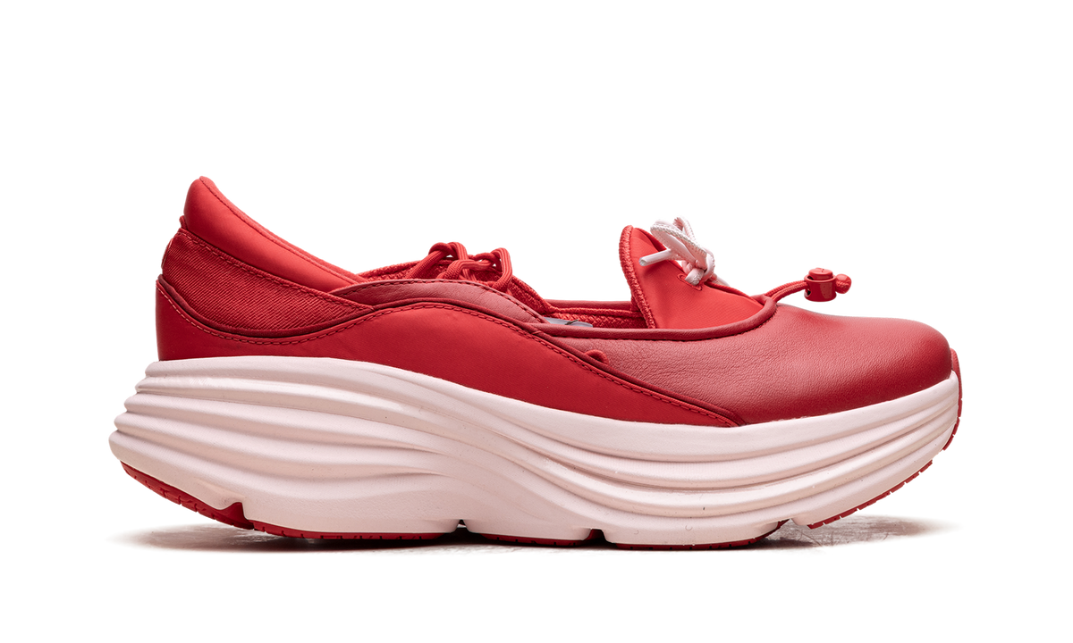 Hoka One One Bondi Mary Jane Cerise Rose Tea