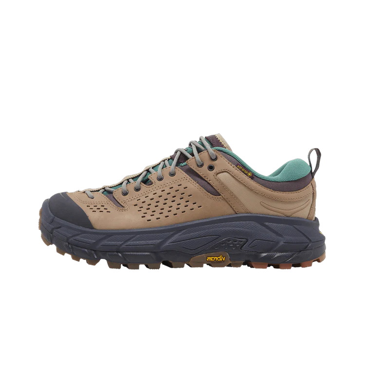 Hoka One One Tor Ultra Low Bodega, Tan/Purple/Aqua (1145771-NBYL)