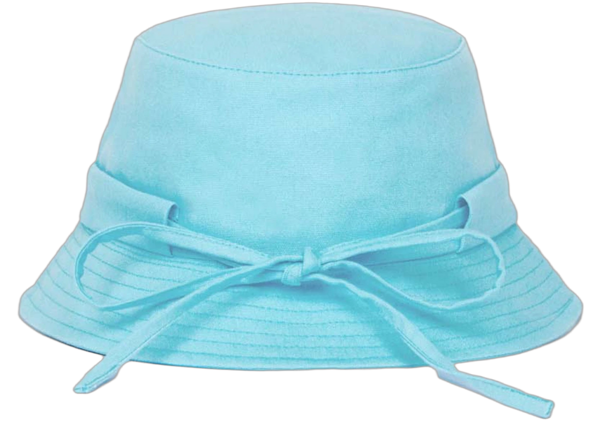 Jacquemus Le Bob Gadjo Bow Bucket Hat Turquoise