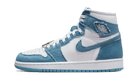 Air Jordan 1 Retro High OG Denim, White/Worn Blue-Metallic Gold (DM9036-104)