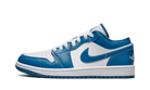 Air Jordan 1 Low Marina Blue, White/Dark Marina Blue (DC0774-114)