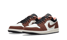 Air Jordan 1 Low Mocha, Light Chocolate/Crimson Bliss-Black-Sail (DC6991-200)