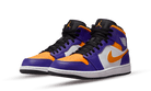 Air Jordan 1 Mid Lakers (2022), Purple/White-Yellow-Black (DQ8426-517 / DQ8423-517)