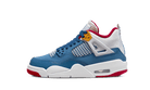 Air Jordan 4 Retro Messy Room, French Blue/White/Gym Red/Pearl White (DR6952-400)