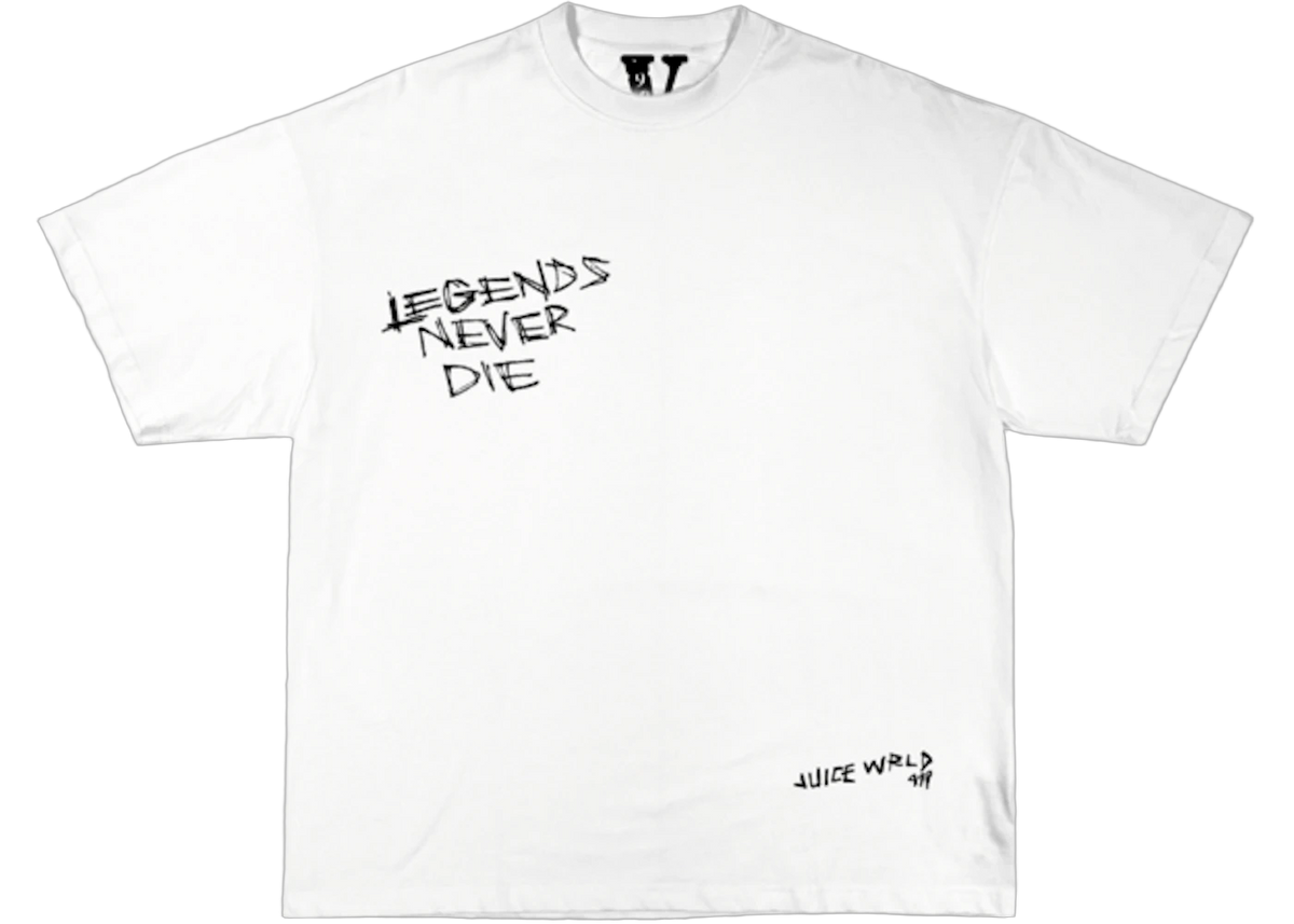 Juice Wrld x Vlone Legends Never Die T-Shirt White
