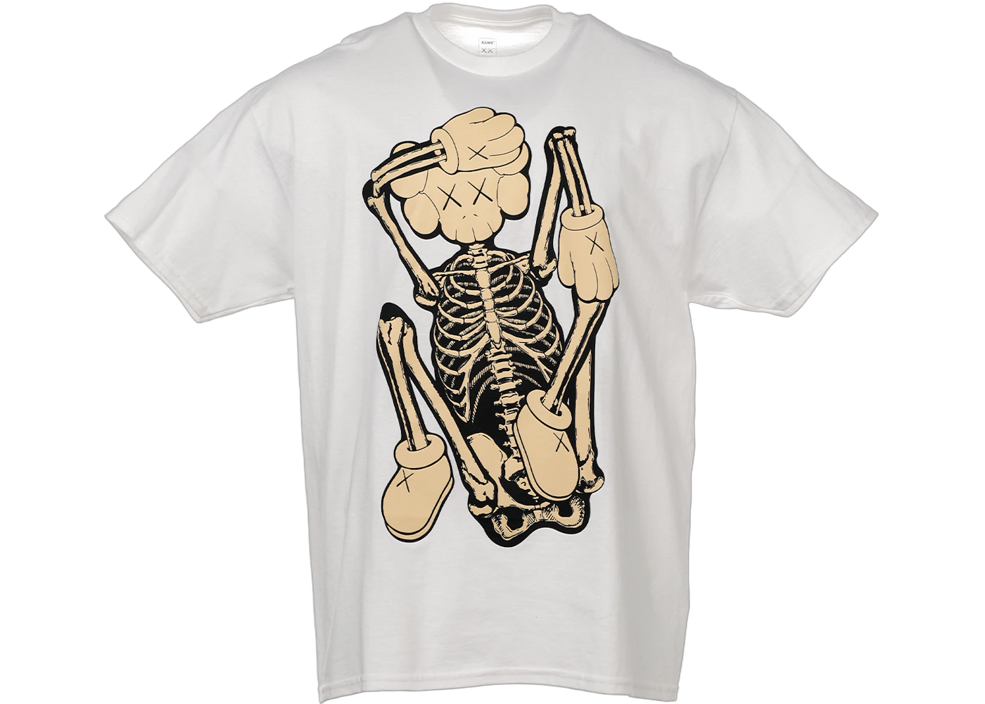 KAWS SKELETON NEW FICTION T-shirt Bone