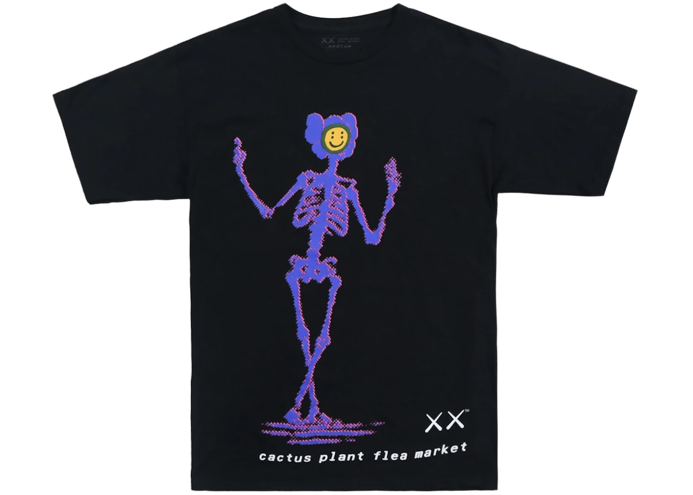 KAWS x Cactus Plant Flea Market T-shirt Black