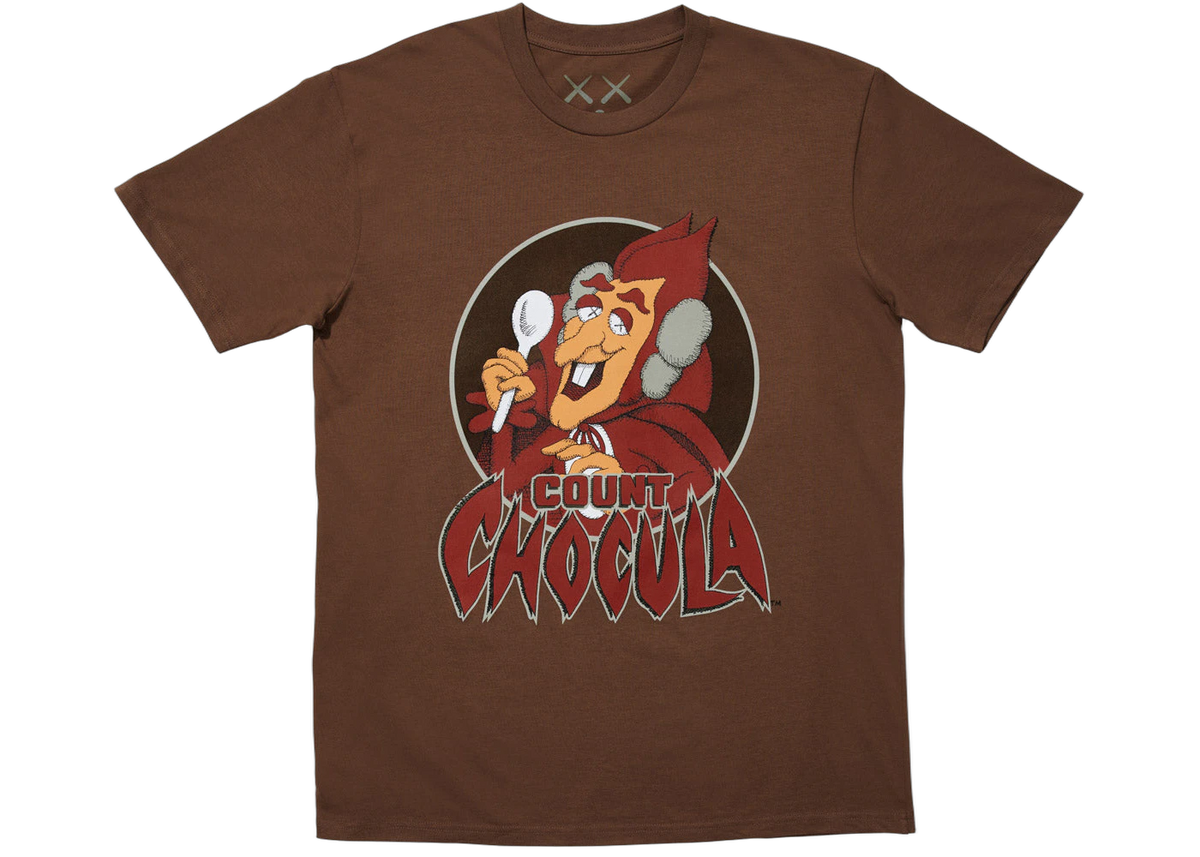 KAWS x Monsters Count Chocula T-shirt Brown