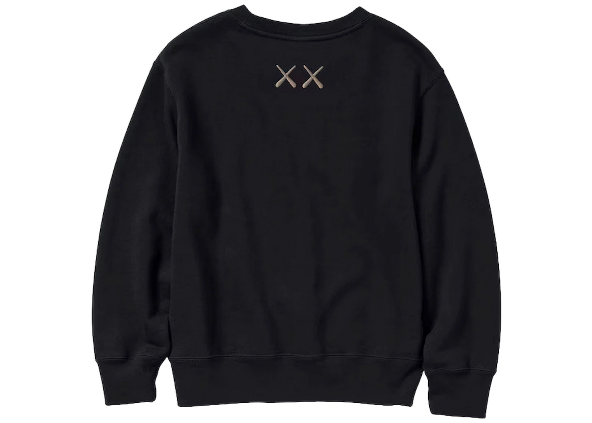 KAWS x Uniqlo Kids Longsleeve Sweatshirt (US Sizing) Black