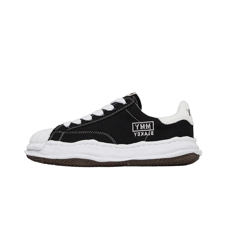 Maison Mihara Yasuhiro Blakey OG Sole Canvas Low Black White, Black/White (A08FW735)