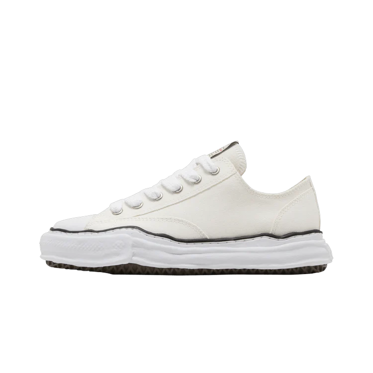 Maison Mihara Yasuhiro Peterson OG Sole Canvas Low White, White/Black (A01FW702-WHT)