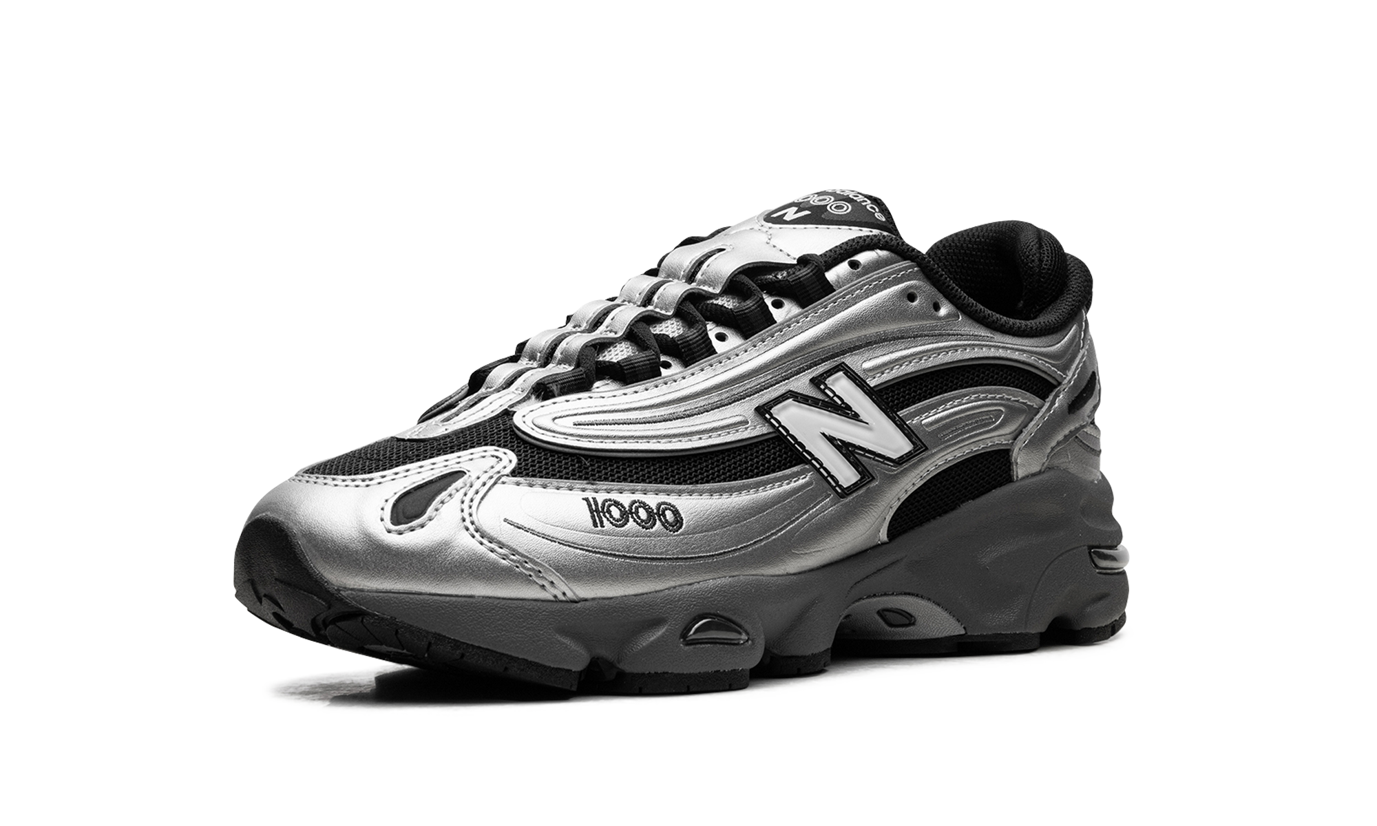 New Balance 1000 Black Silver Metallic