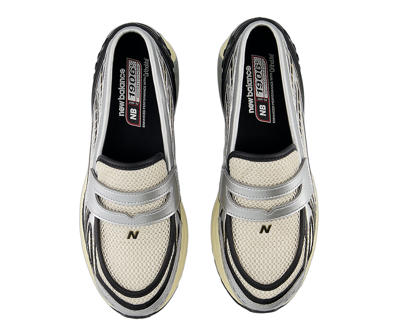 New Balance 1906L Silver Metallic Cream - Sneak