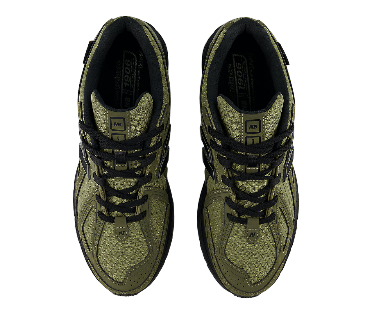 New Balance 1906R Cordura Dark Camo Green - Sneak