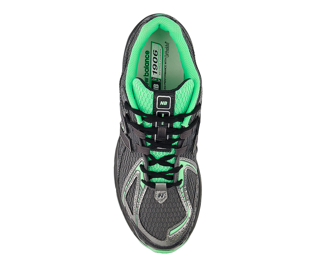 New Balance 1906R Dark Silver Metallic Lab Green, Dark Silver Metallic/Lab Green (U1906RCT)
