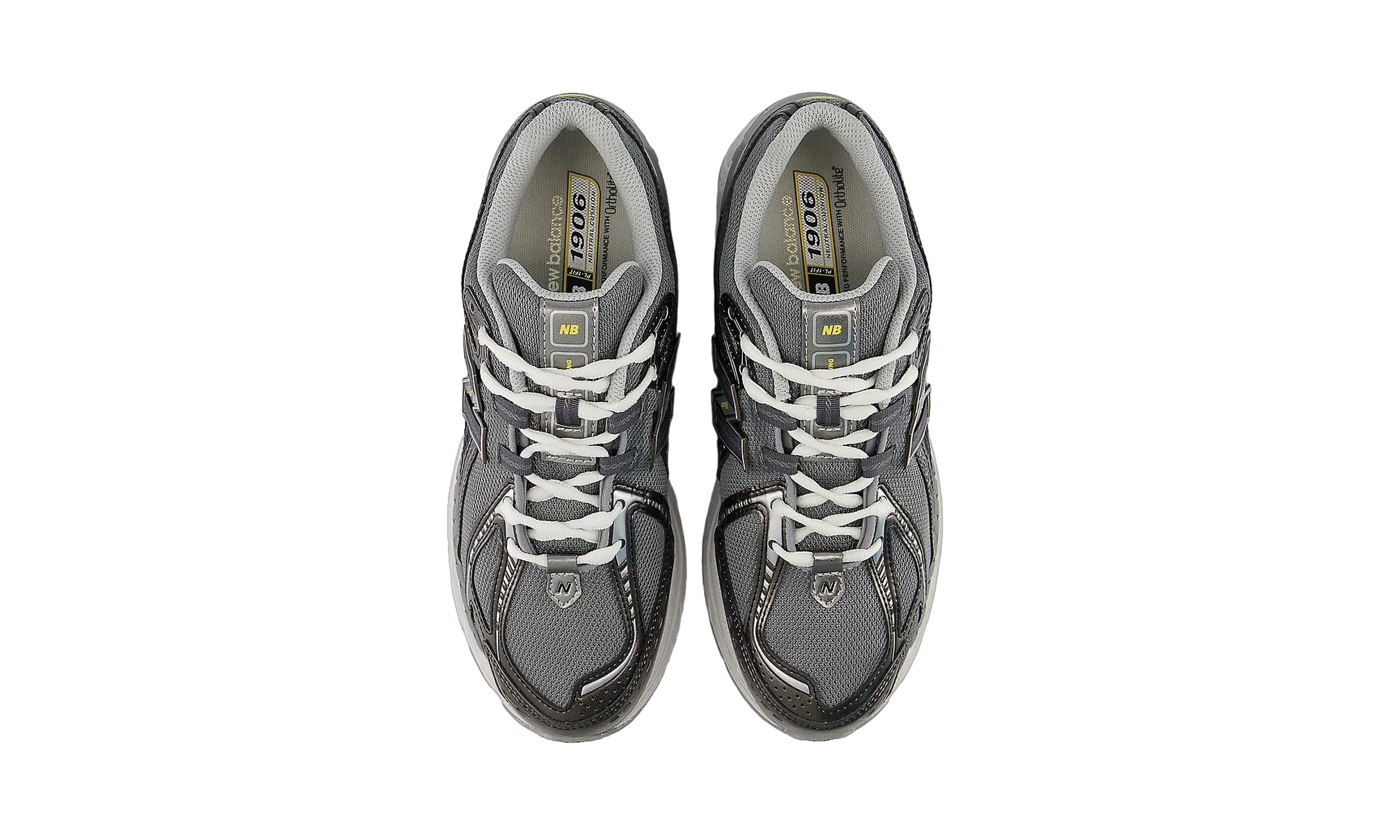 New Balance 1906R Slate Grey Black Metallic White Peach
