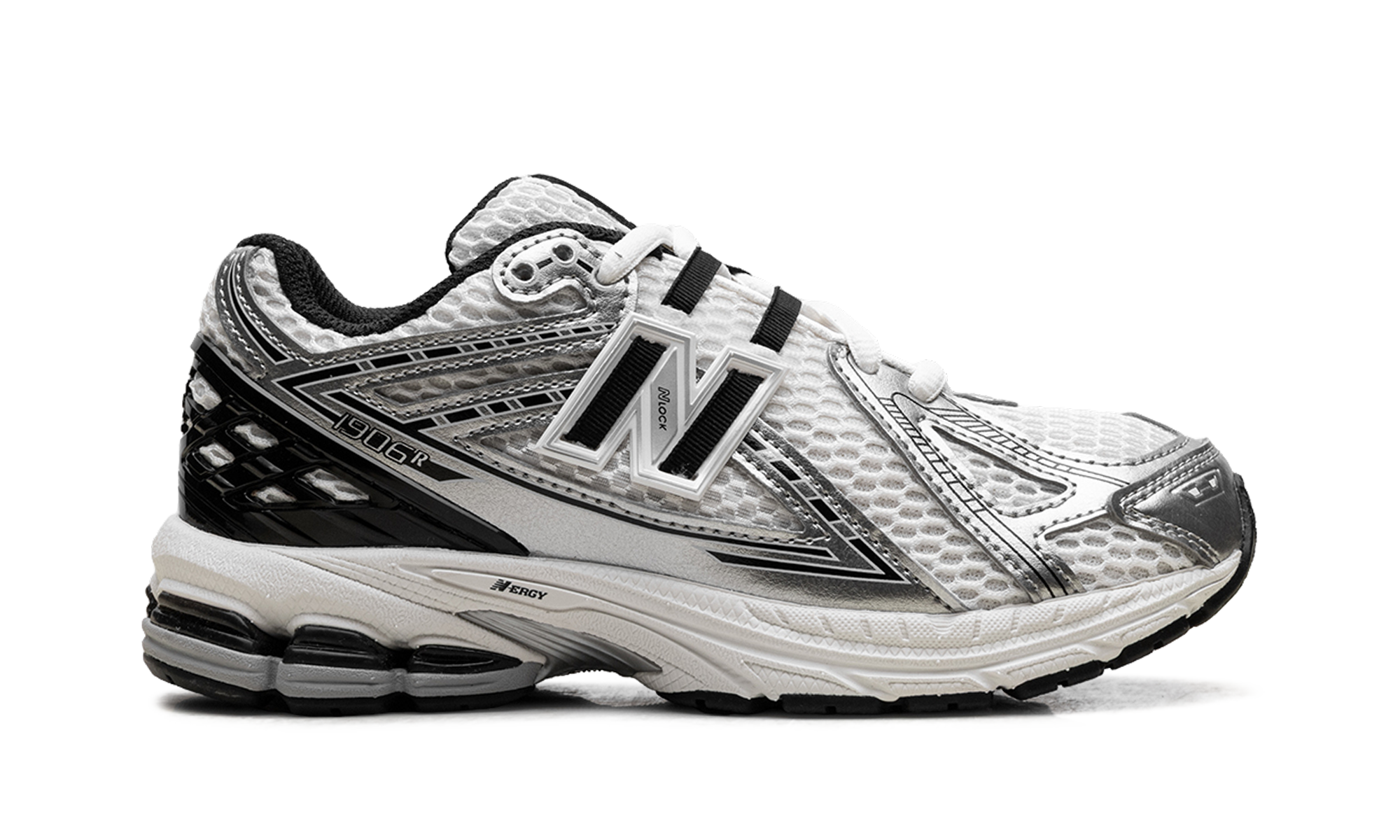 New Balance 1906R White Silver Metallic Black (PS)