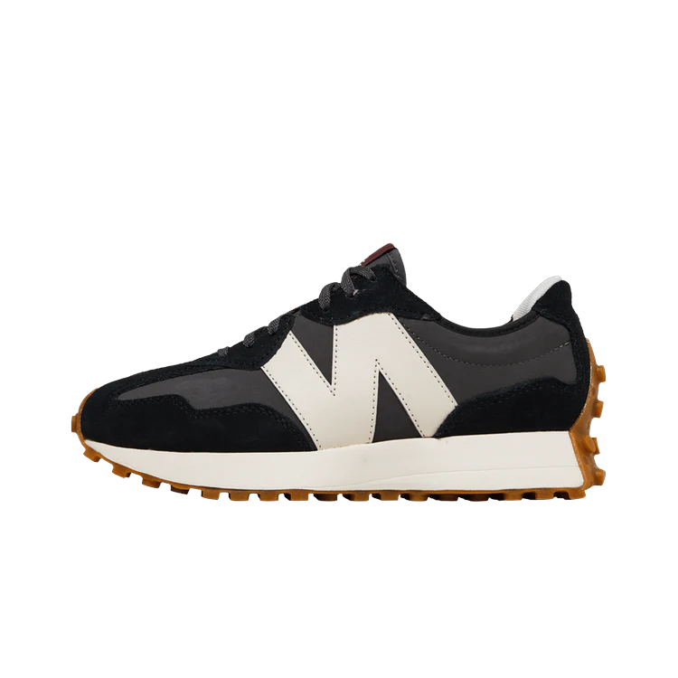 New Balance 327 Black Moonbeam, White/Black (WS327KC)