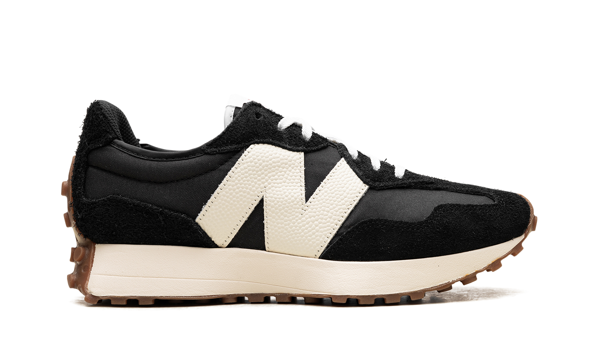 New Balance 327 Black White Gum