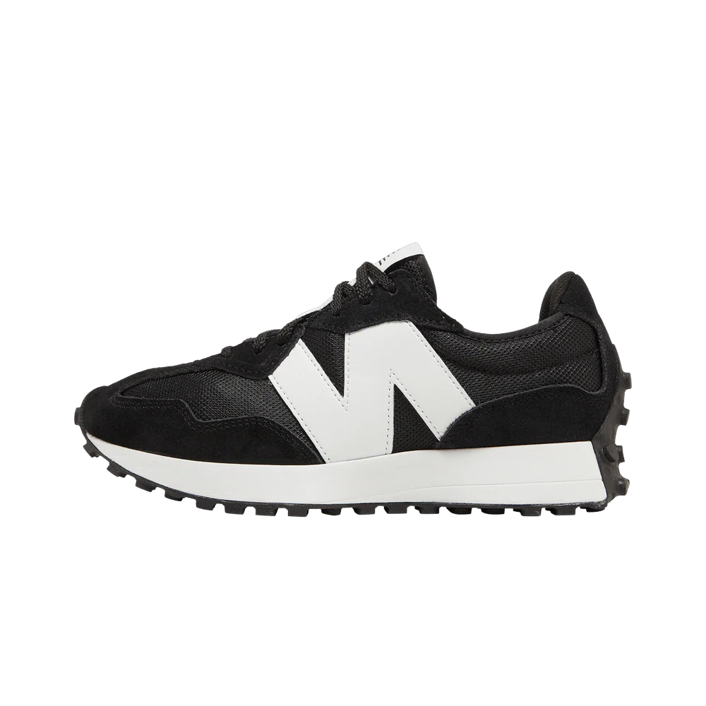 New Balance 327 Black White N Logo, Black/White (MS327CBW)