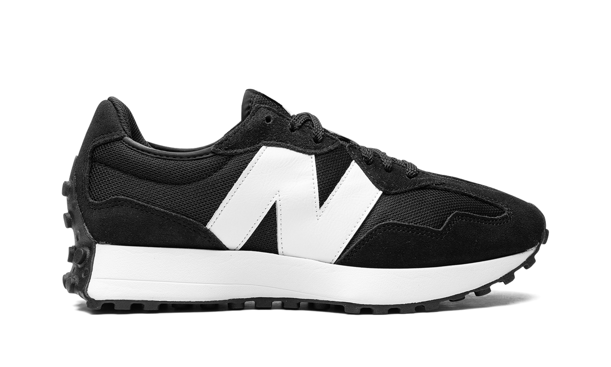 New Balance 327 Black White N Logo