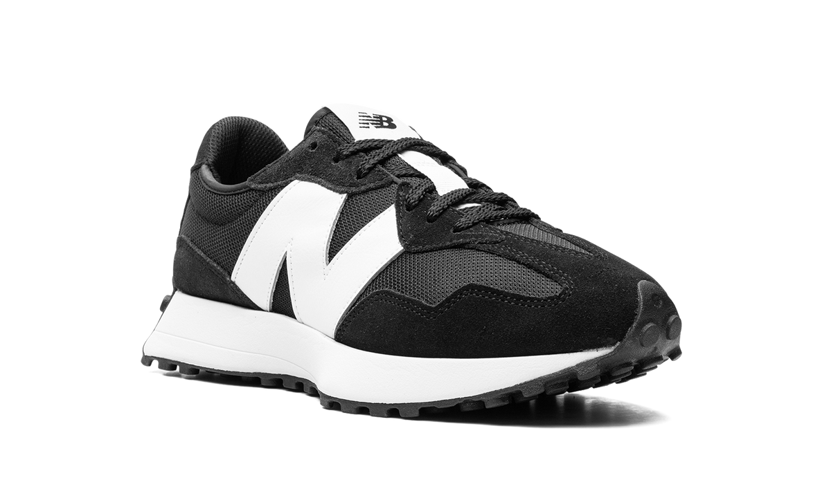 New Balance 327 Black White N Logo