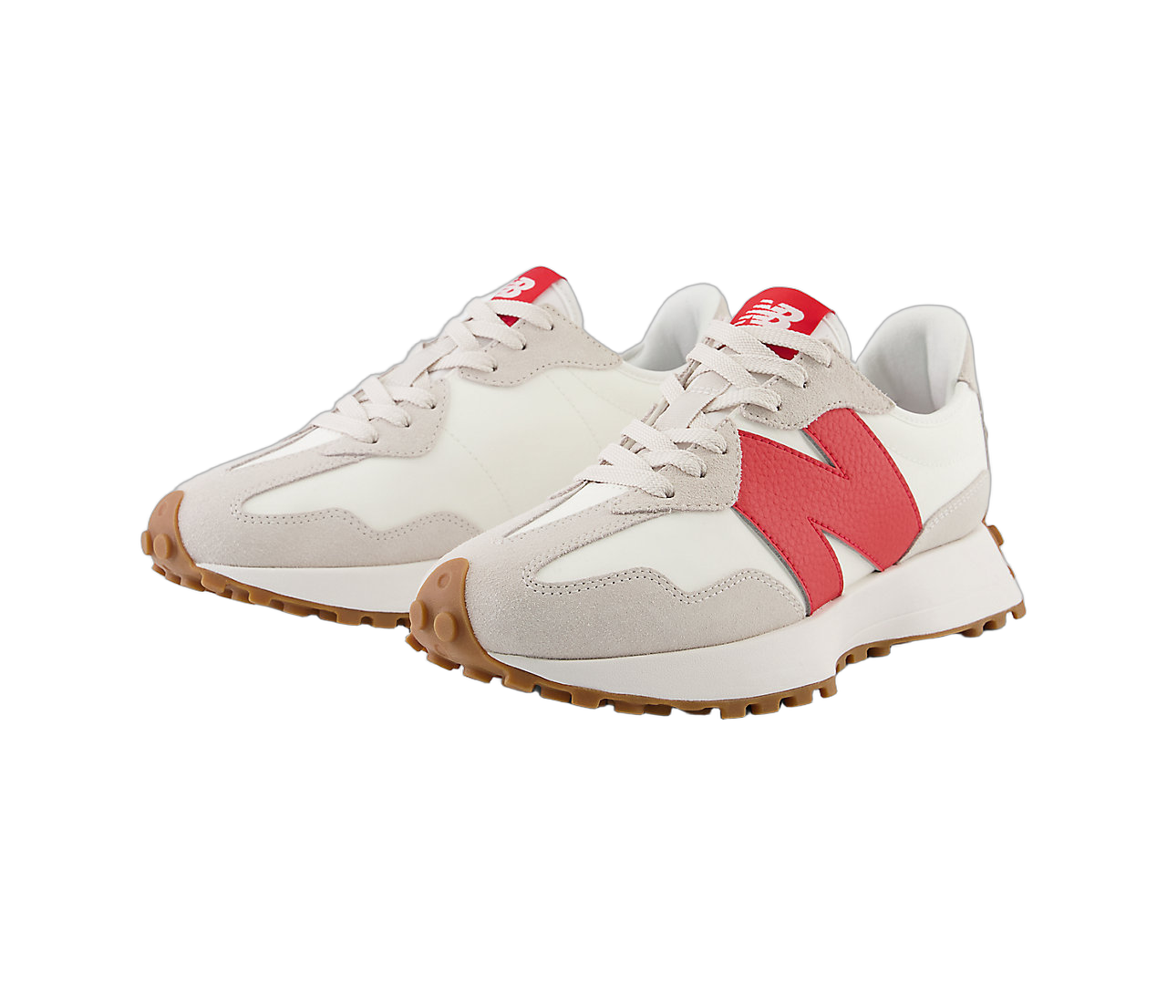 New Balance 327 Moonbeam True Red, Moonbeam/True Red (WS327GC)