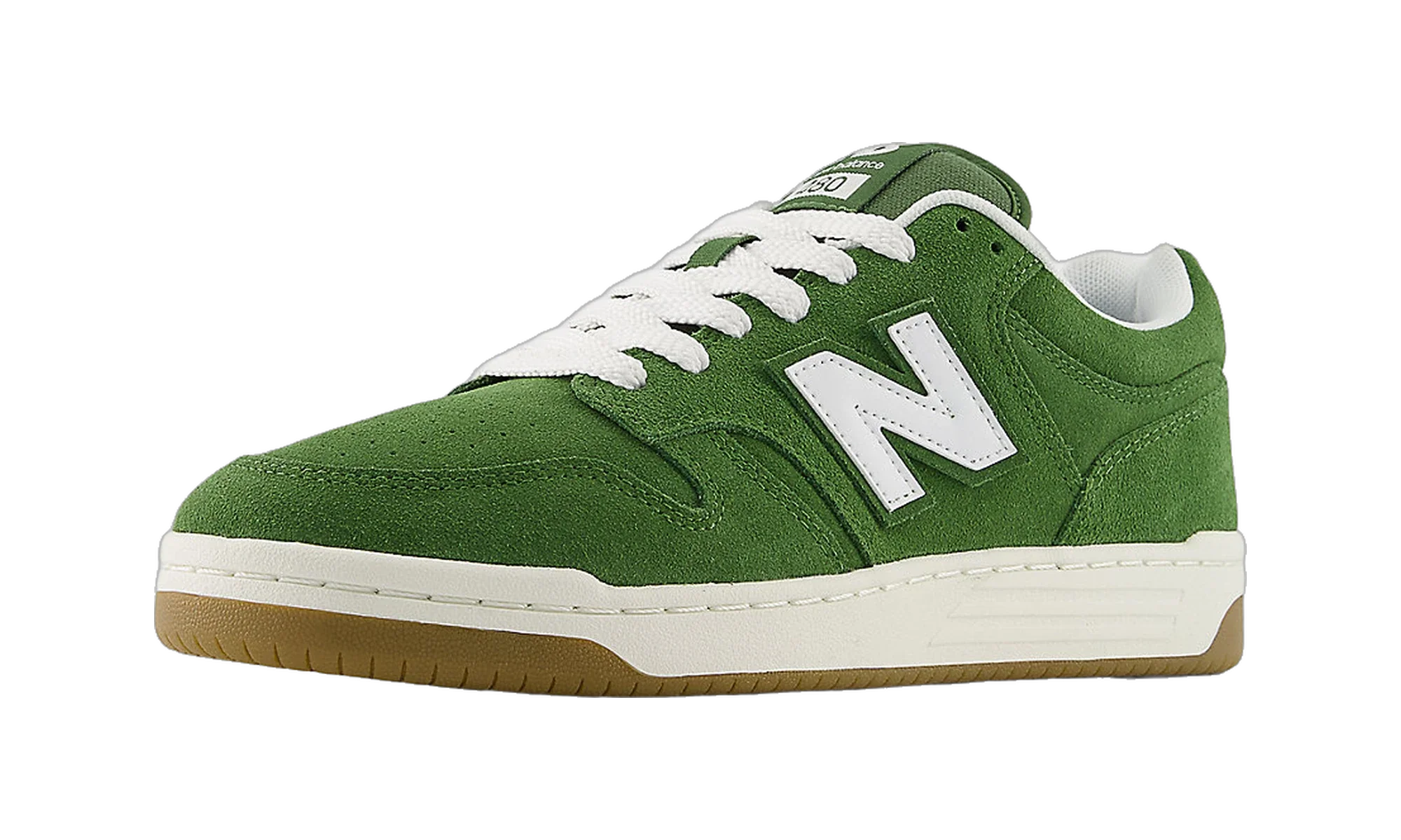 New Balance 480 Dark Olive White