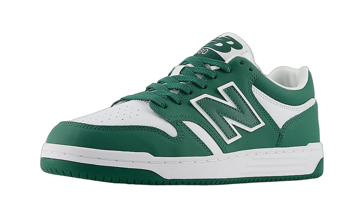 New Balance 480 Team Forest Green White