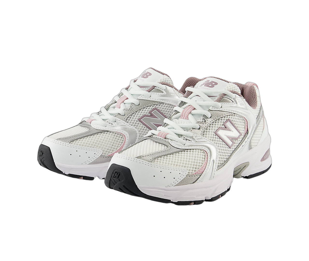 New Balance 530 Ice Wine, White/Silver Metallic/Ice Wine (MR530SGC)