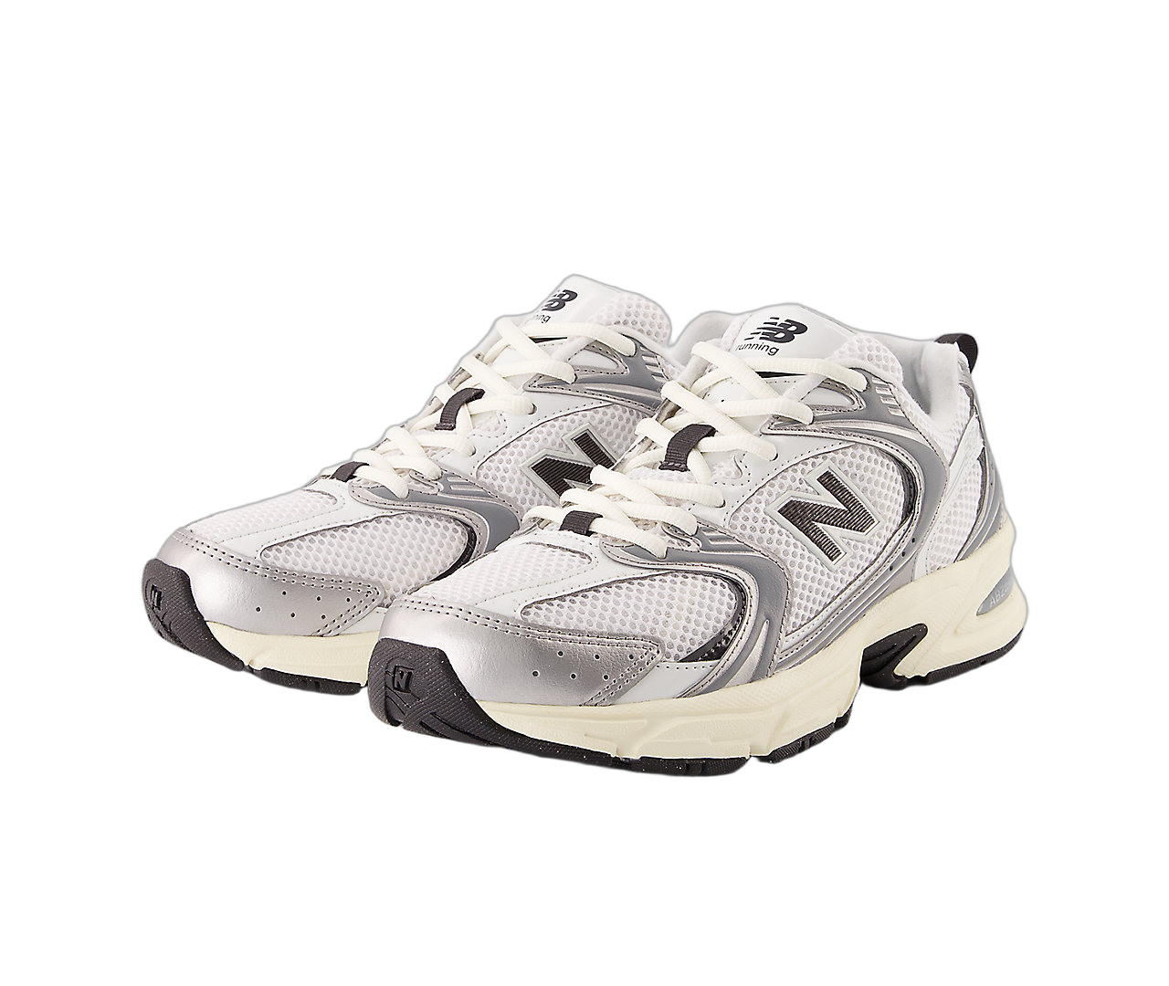 New Balance 530 Silver Metallic Black Cement, Silver Metallic/Black Cement (U530ESA)