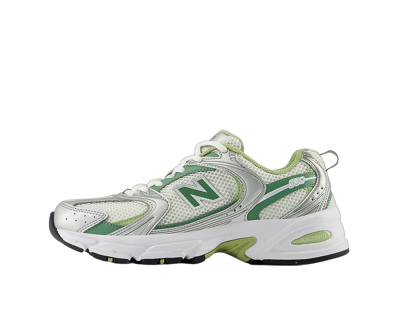 New Balance 530 Silver Metallic Mallard Green, Reflection/Silver Metallic/Mallard Green (MR530ADB)