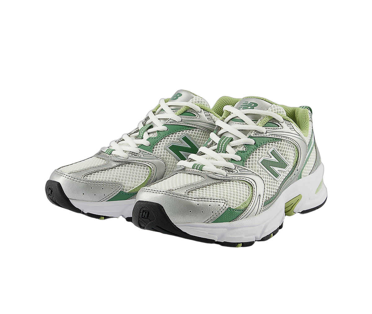 New Balance 530 Silver Metallic Mallard Green