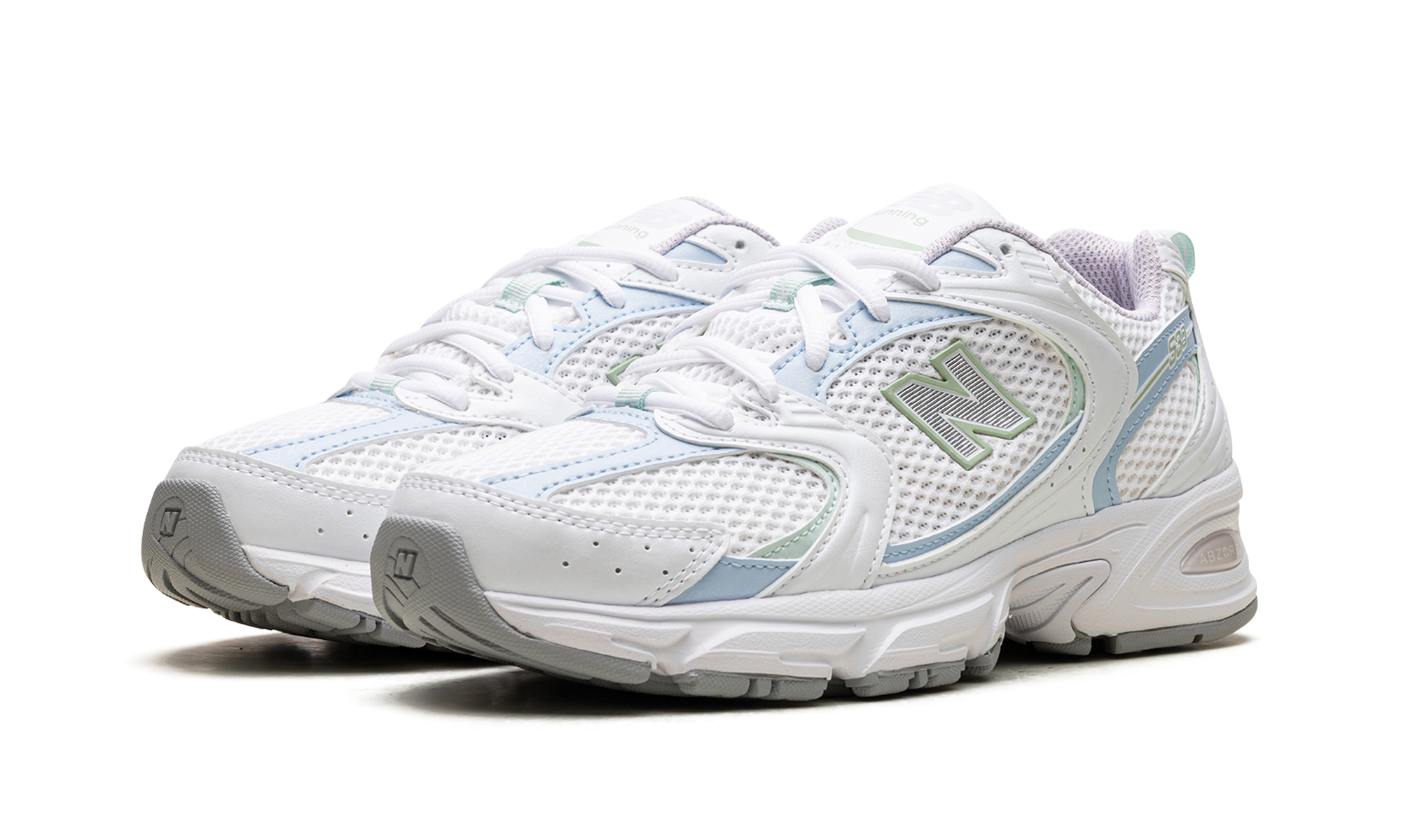 New Balance 530 White Light Chrome Blue Clay Ash