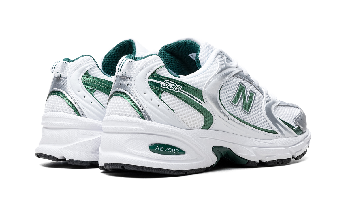 New Balance 530 White Nightwatch Green