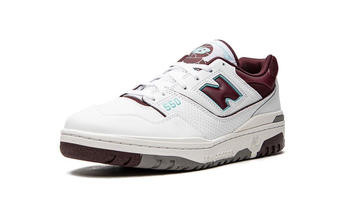 New Balance 550 Burgundy Cyan