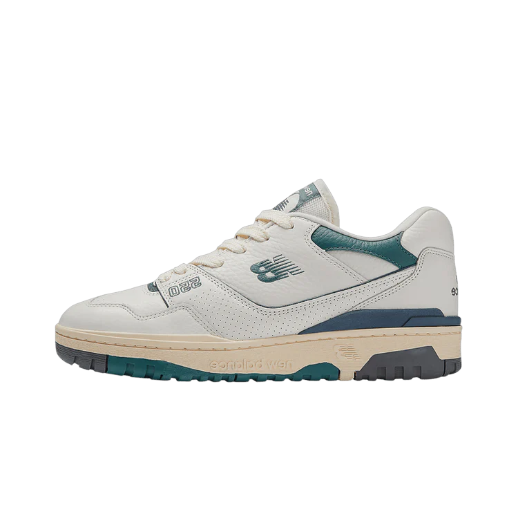 New Balance 550 New Spruce Mini Logo, Sea Salt/New Spruce/Calcium (BB550PTB)