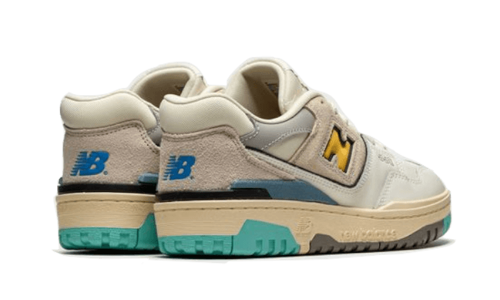 New Balance 550 Sea Salt Yellow, Sea Salt/Yellow/Cream/White/Surf (GSB550SC)