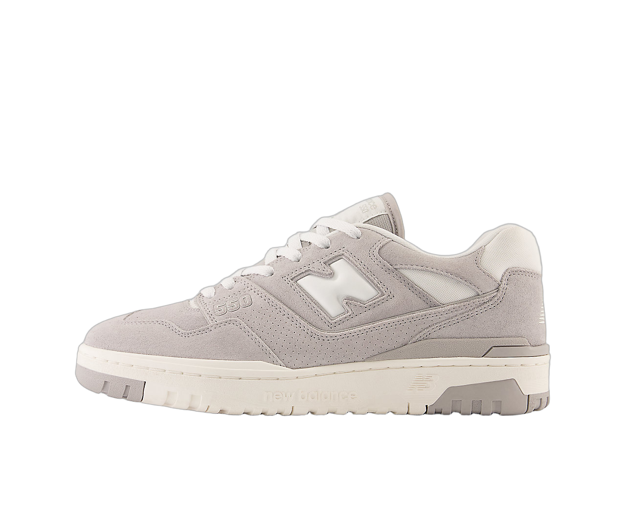 New Balance 550 Suede Pack Concrete, Concrete/White/Sea Salt (BB550VNB)