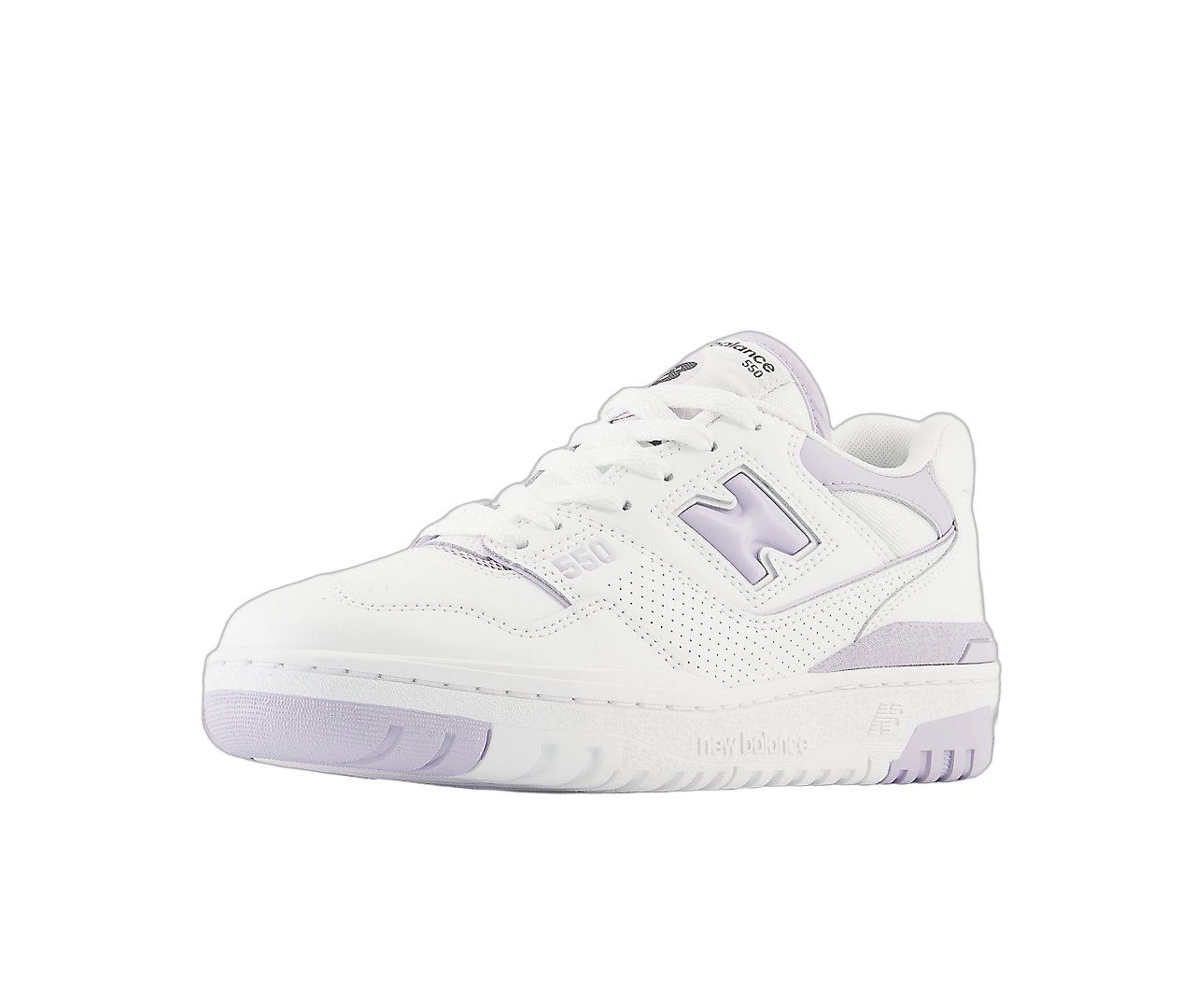 New Balance 550 White Lilac, White/Grey Violet (BBW550BV)
