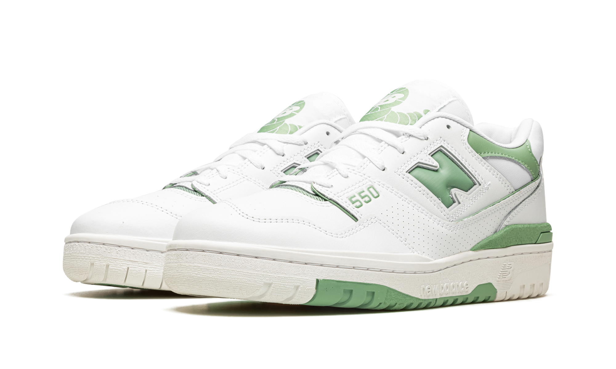 New Balance 550 White Mint Green