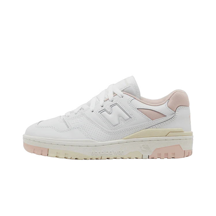 New Balance 550 White Pink Cream, White/Pink/Cream (BBW550JP)