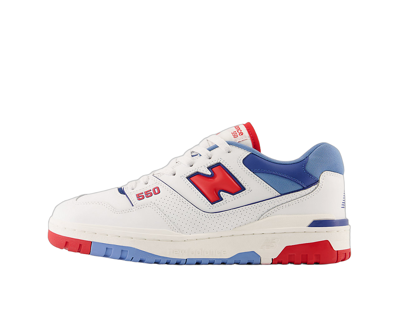 New Balance 550 White True Red Atlantic Blue, White/True Red/Atlantic Blue (BB550NCH)