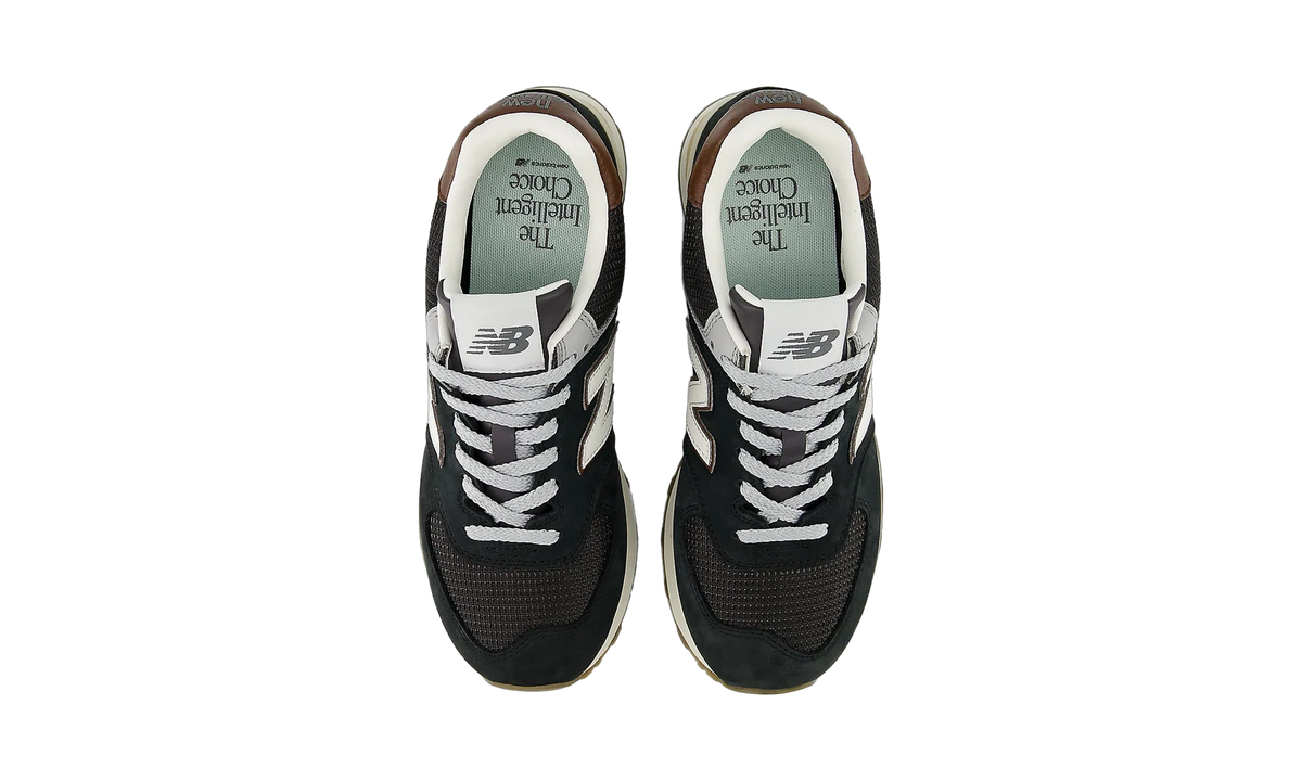 New Balance 574 Brown Dark Silver Metallic