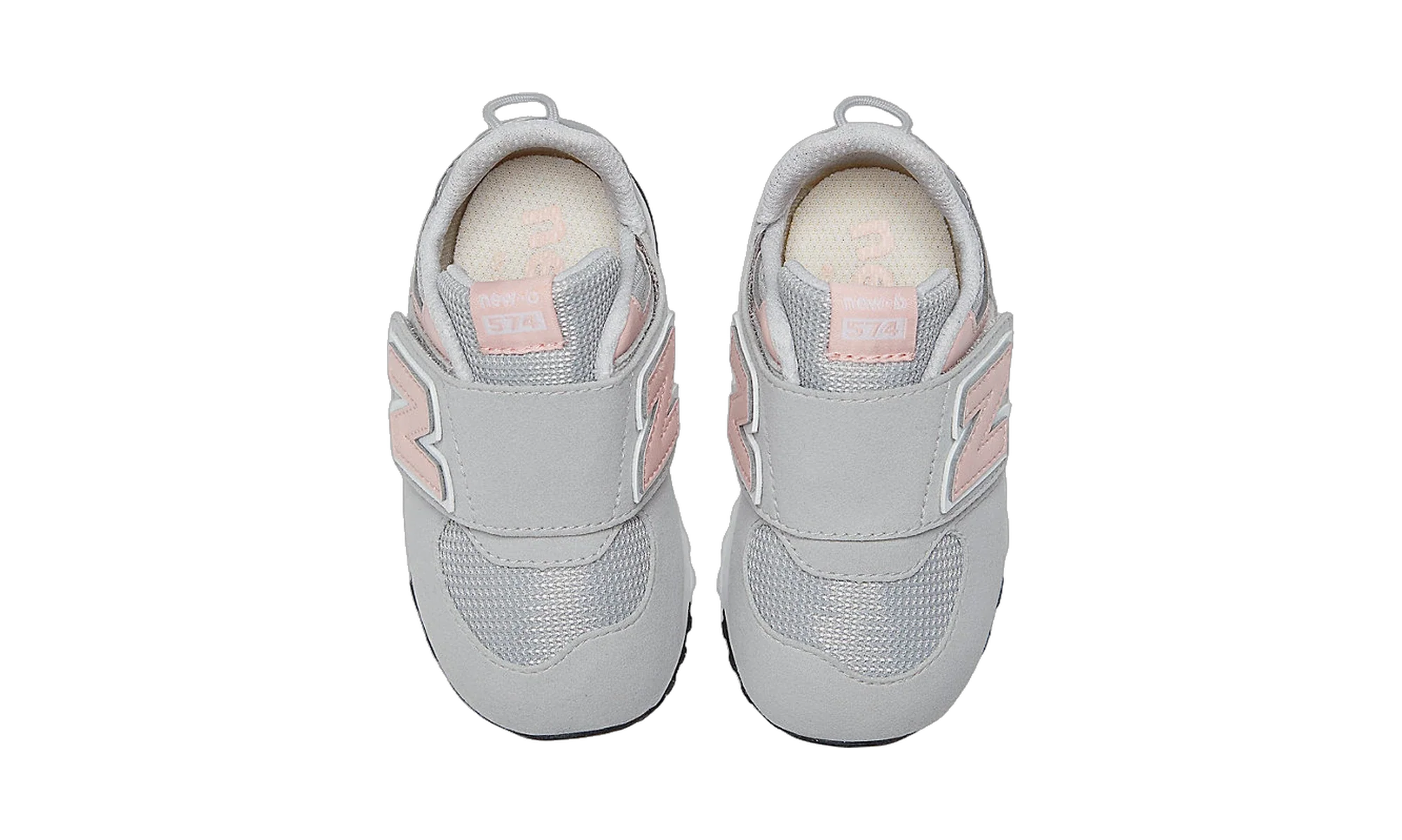 New Balance 574 Hook and Loop Rain Cloud Pink Haze (TD)