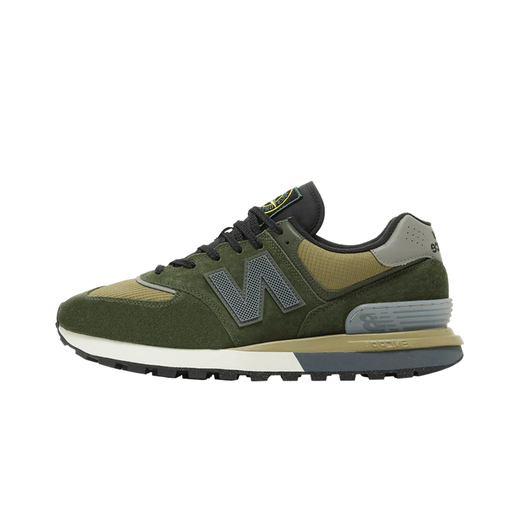 New Balance 574 Legacy Stone Island Dark Green, Dark Green/Brown (U574LGIL)