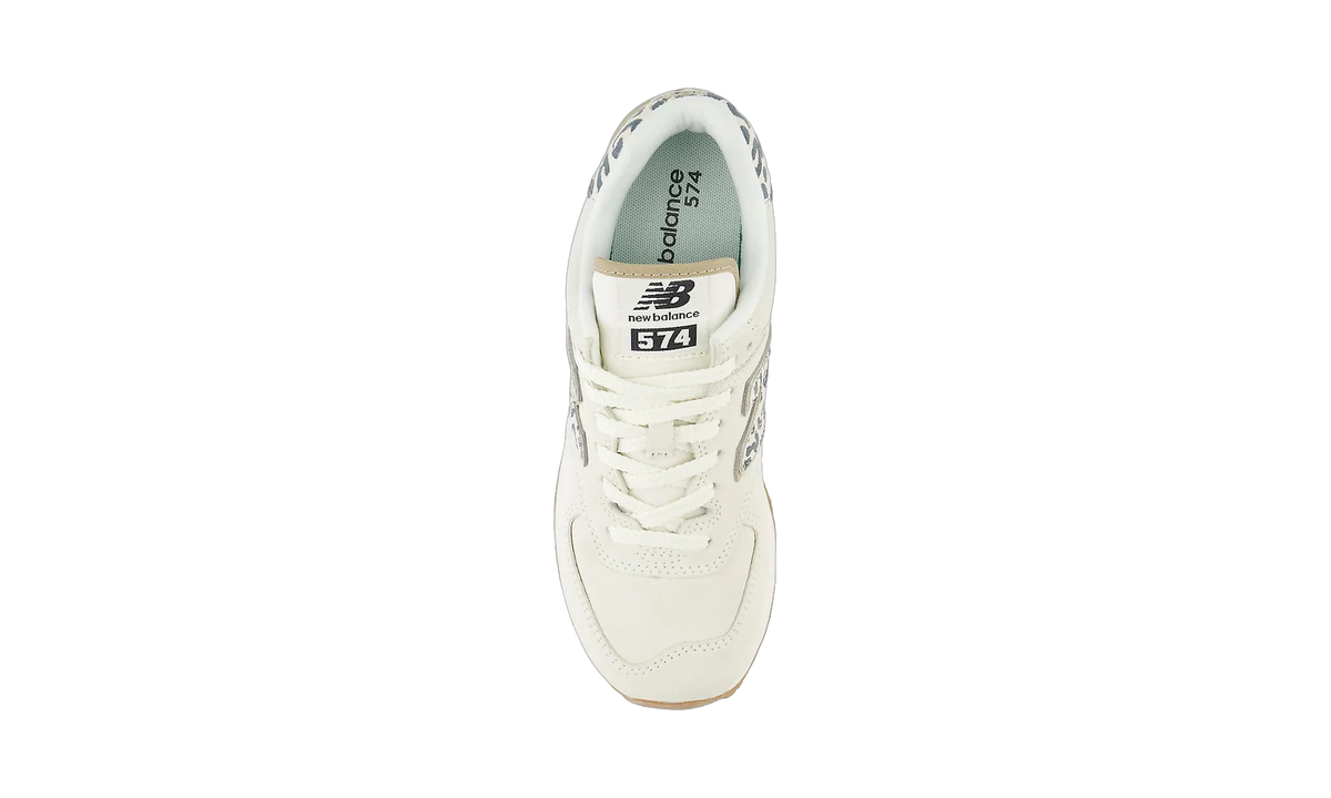 New Balance 574 Sea Salt Leopard Gum