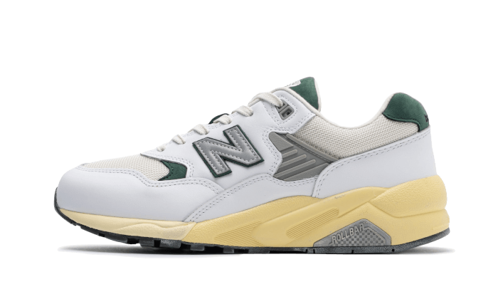 New Balance 580 White Nightwatch Green, White/Nightwatch Green/Sea Salt (MT580RCA)